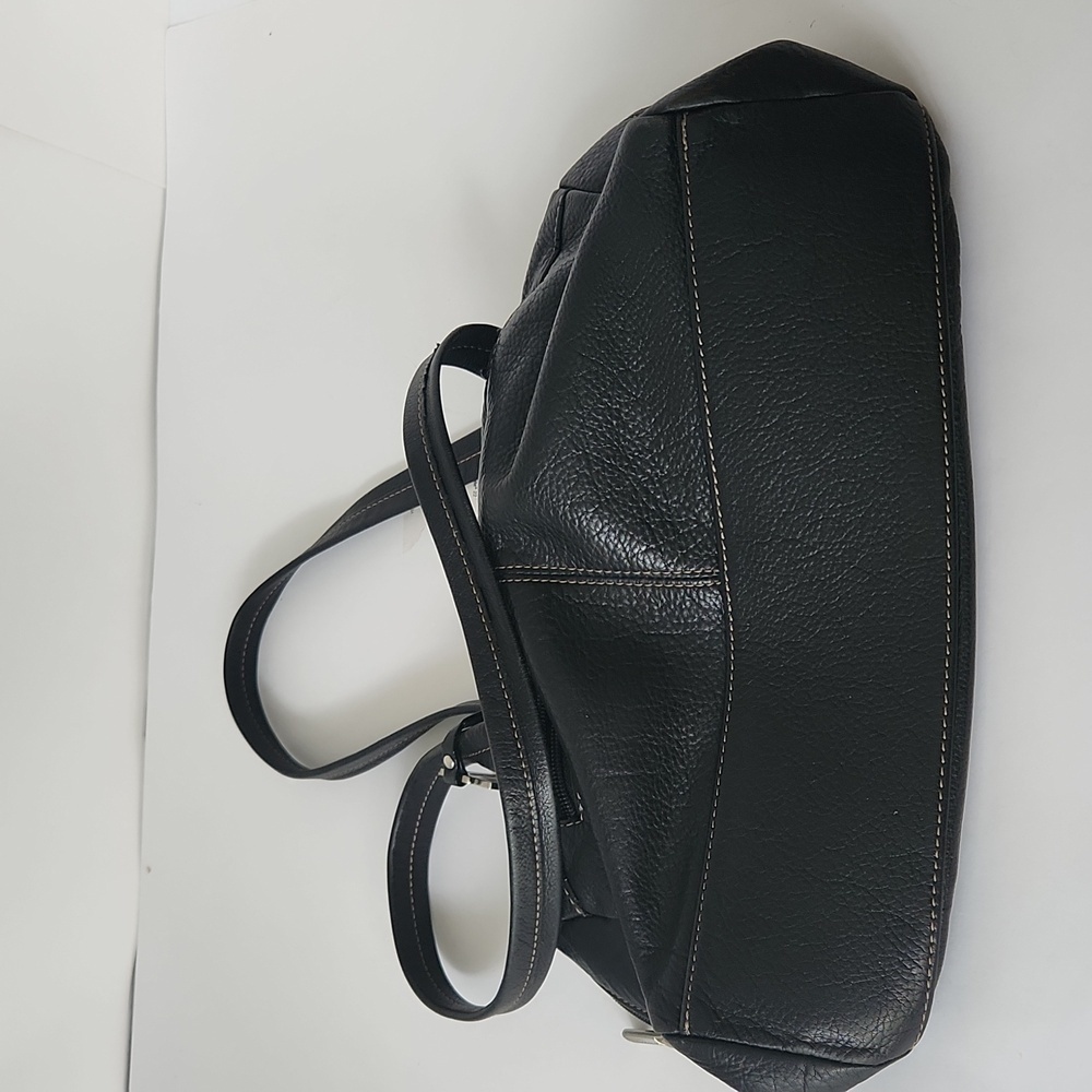 Giani Bernini Leather Black Bag/Purse
